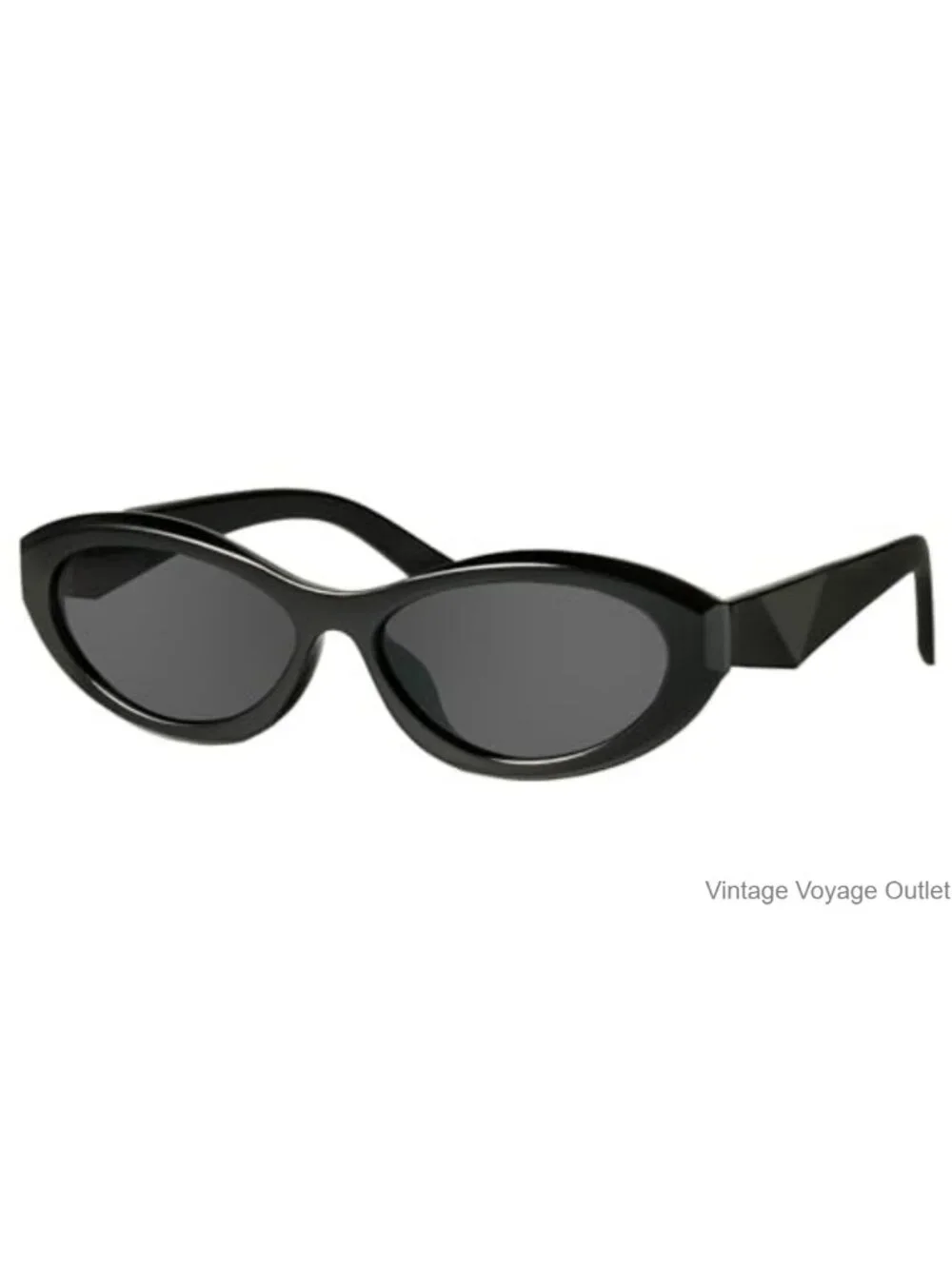 Oval Cat Eye Sunglasses for Women Retro Y2K Style UV400 Protection